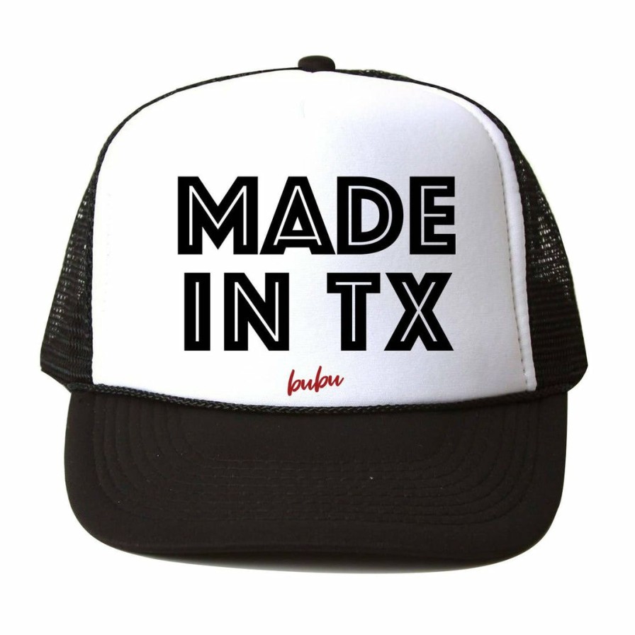 Headwear * | Bubu Headwear Made In Texas Trucker Hat