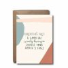 Party Time * | Black Lab Studio Parenting Fact Reheat Coffee Baby Greeting Card