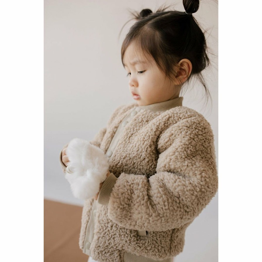 Clothing * | Jamie Kay Theo Teddy Bear Cashew Jacket Outerwear