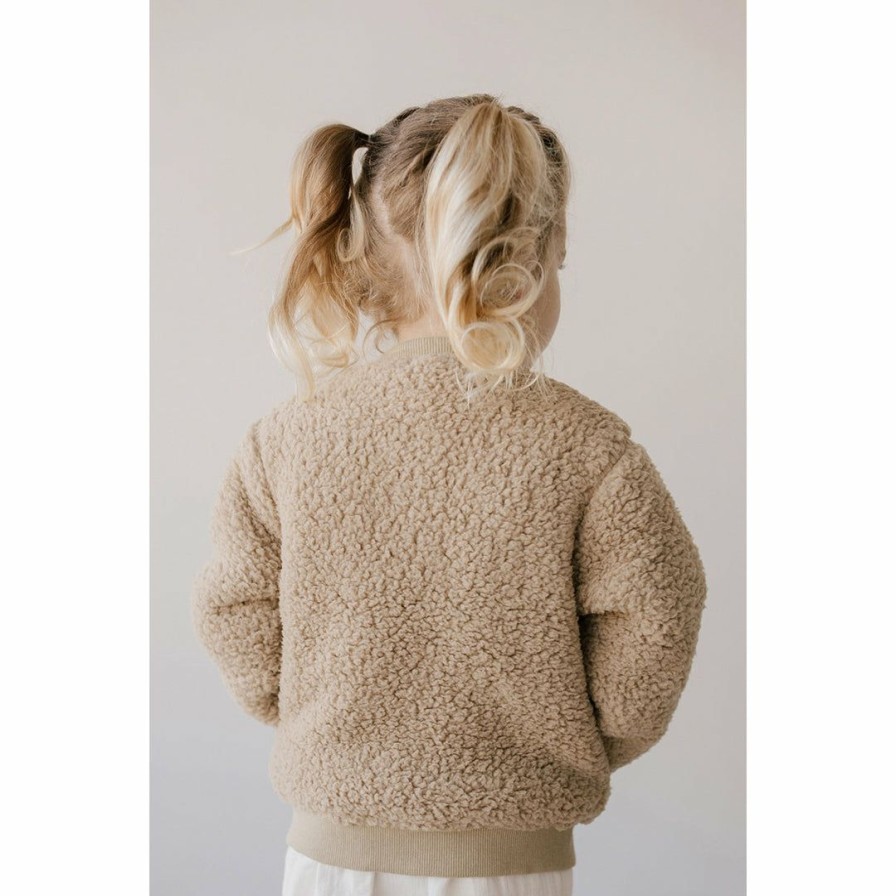 Clothing * | Jamie Kay Theo Teddy Bear Cashew Jacket Outerwear