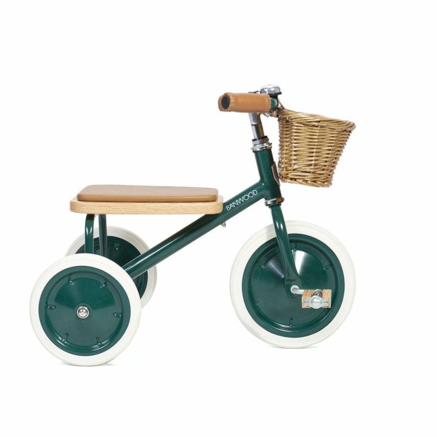 Toys * | Banwood Bikes Toys Green Banwood Tricycle