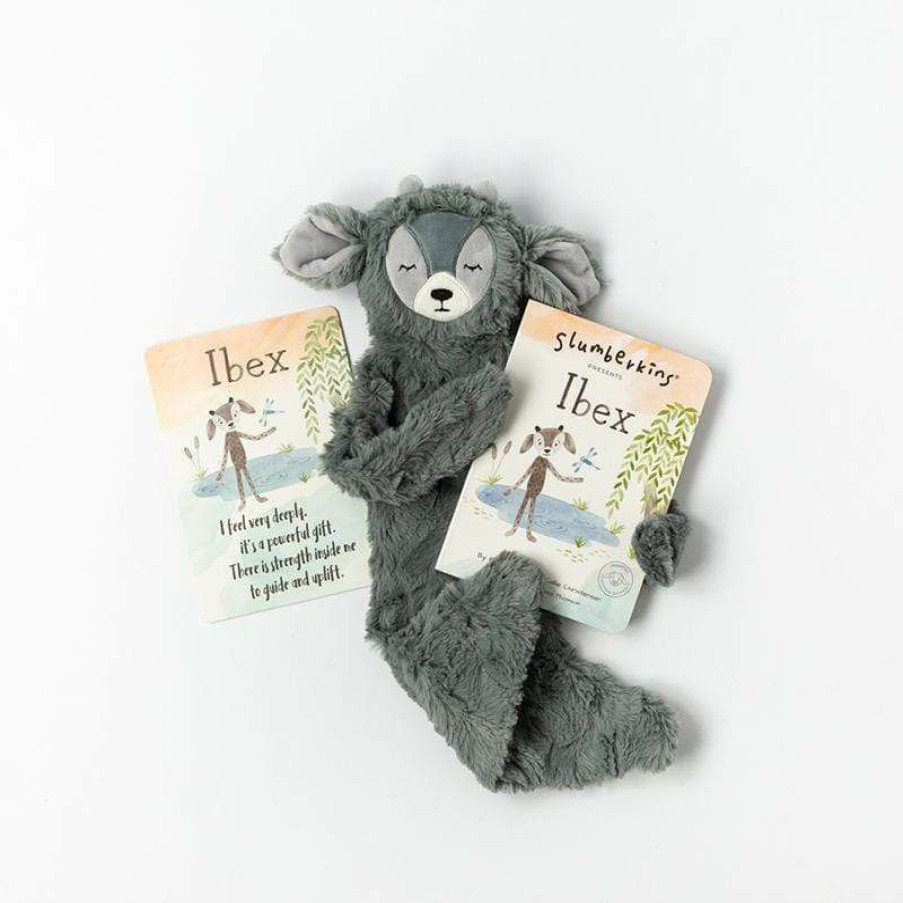 Dolls + Plushies * | Slumberkins Ibex Snuggler Emotional Courage Collection Books + Puzzles