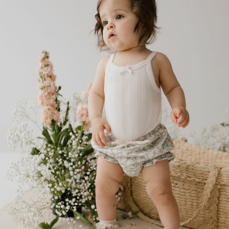 Clothing * | Jamie Kay Natural Organic Cotton Pointelle Bodysuit