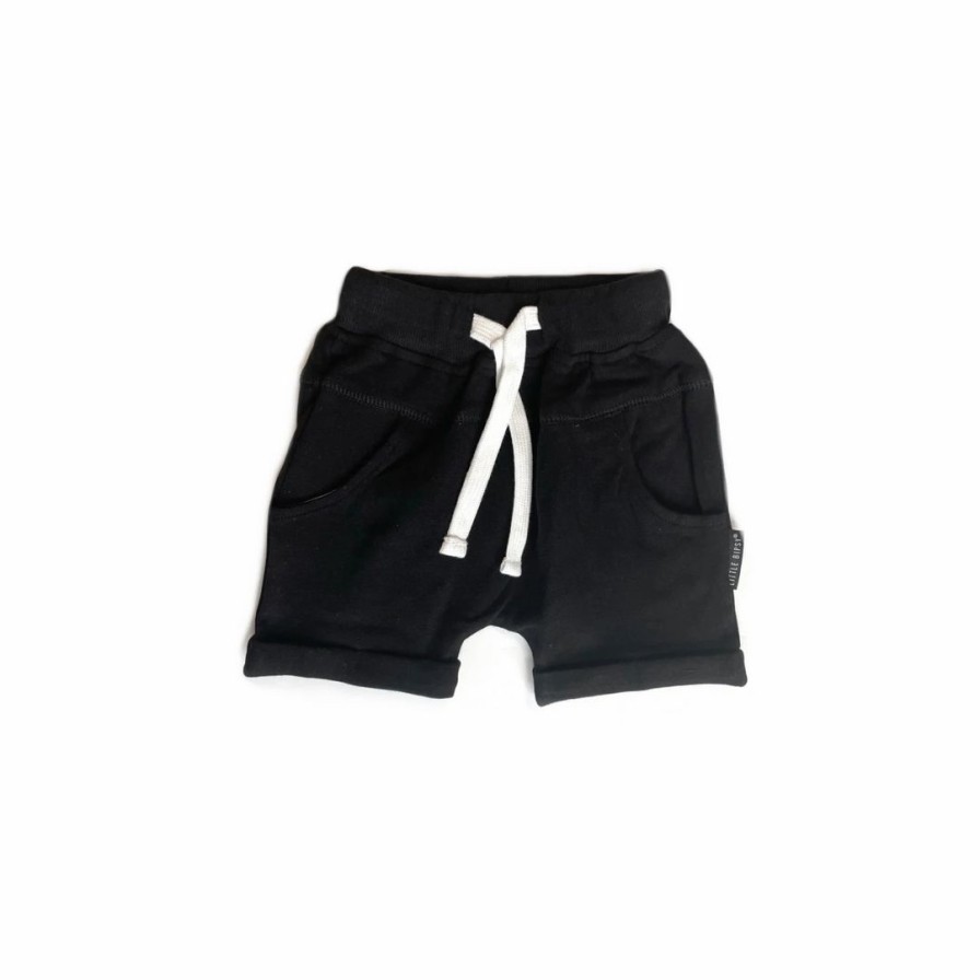 Clothing * | Little Bipsy Black Harem Shorts Bottoms