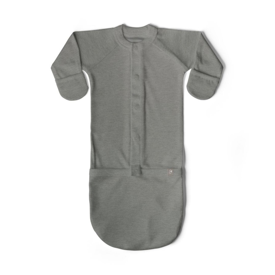 Clothing * | Goumi Kids Preemie + Newborn Boulder Bamboo Organic Gown