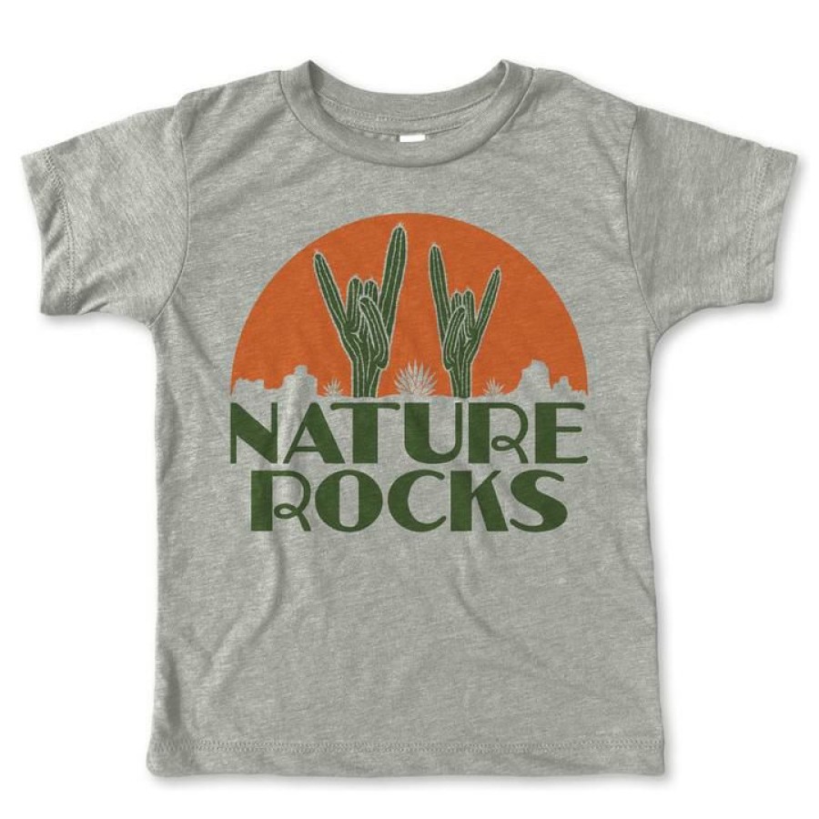 Clothing * | Rivet Apparel Nature Rocks Vintage Tee Graphic Tees