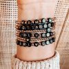 Women * | J+J Bracelets Black Mama Bracelet