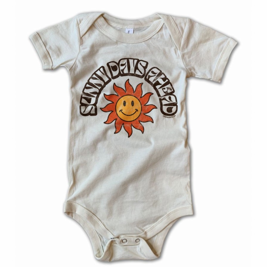 Clothing * | Rivet Apparel Bodysuits Sunny Days Ahead Vintage Onesie