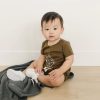 Clothing * | Mebie Baby Explore Olive Green Tee