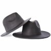 Women * | Bailey'S Blossoms Black Flat Brim Women'S Hat