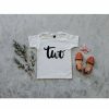 Clothing * | Gladfolk Two Birthday Organic Ivory Tee Tops