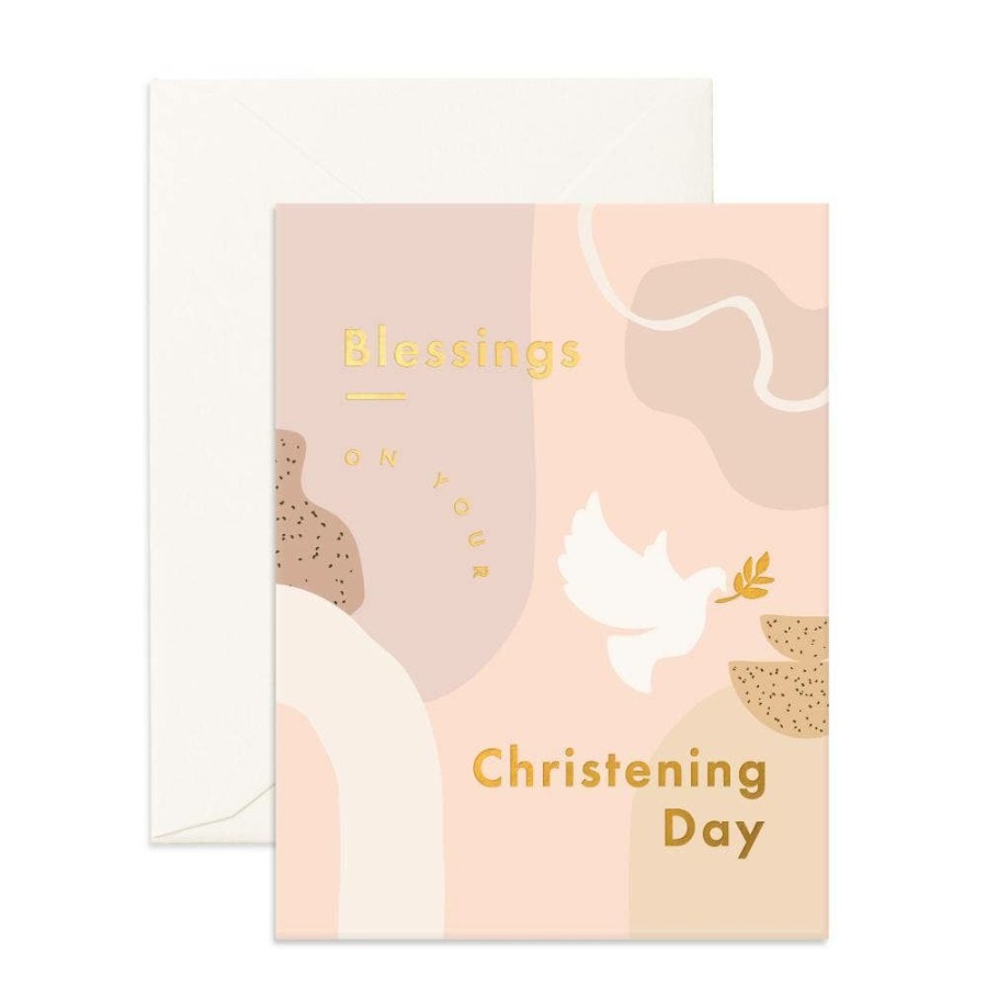 Party Time * | Fox + Fallow Christening Still Life Greeting Card Party Time