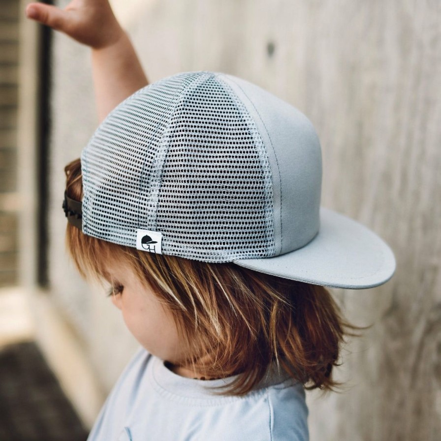 Headwear * | George Hats Smoke Grey Trucker Hat