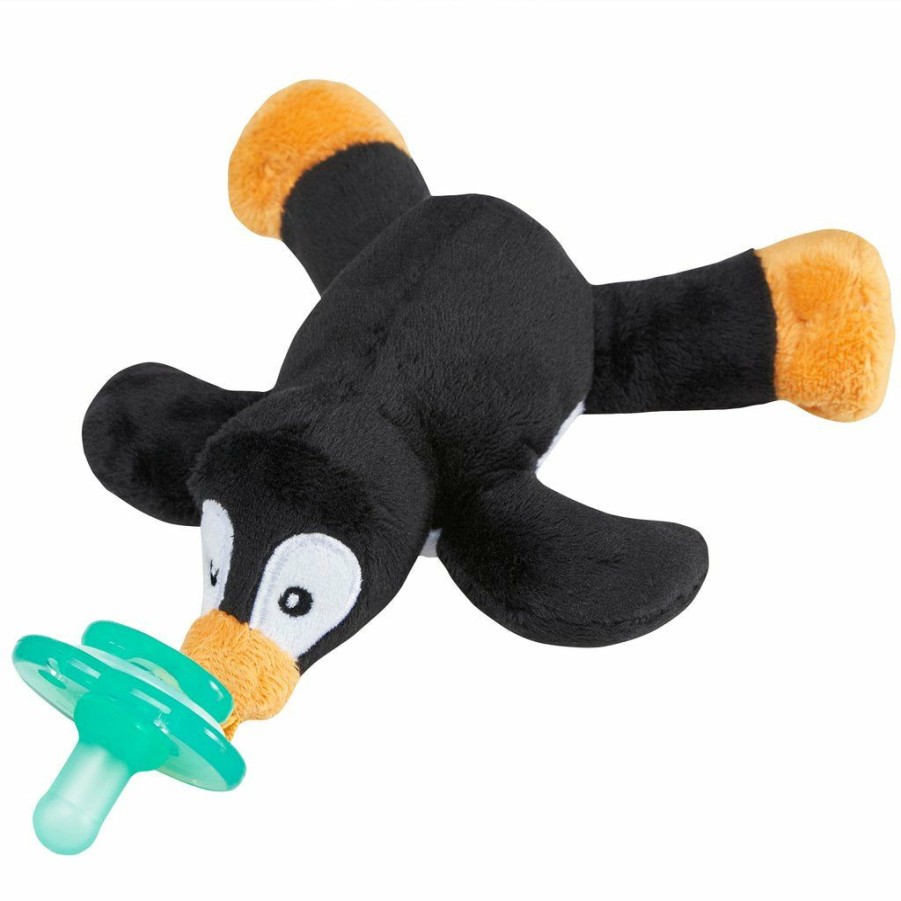 Pacifier Goods * | Nookums Penguin Paci Plush