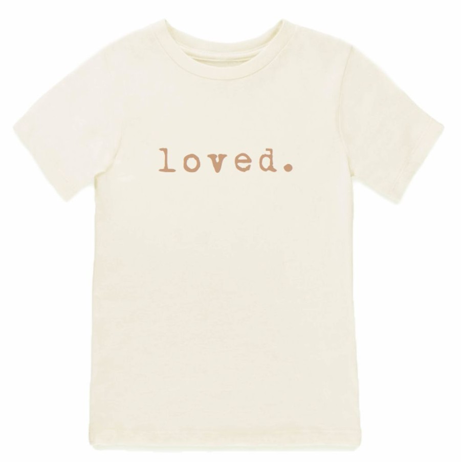 Clothing * | Tenth + Pine Loved Clay + Natural Organic Tee