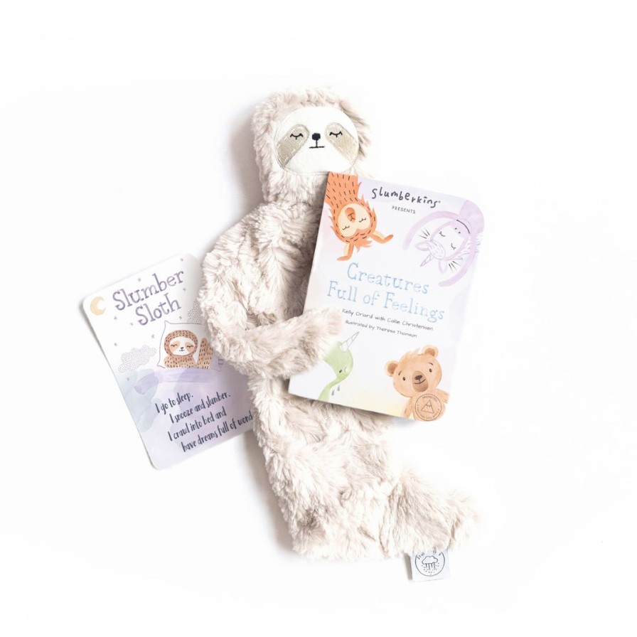 Dolls + Plushies * | Slumberkins Hazel Sloth Snuggler Feelings Collection