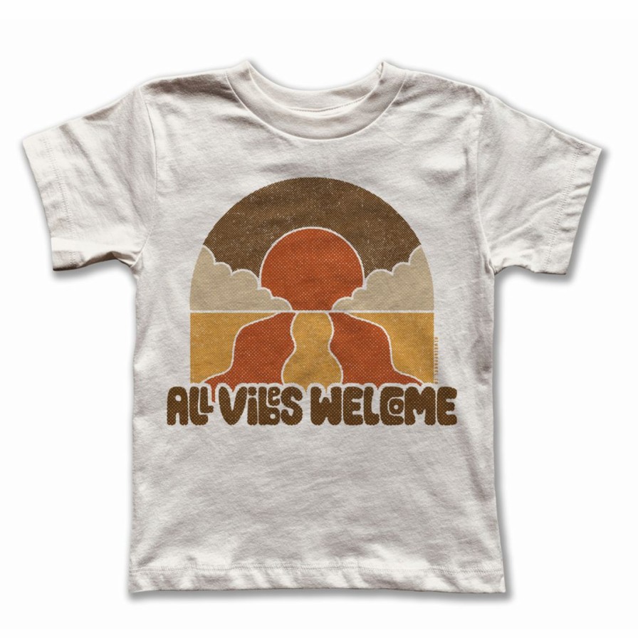 Clothing * | Rivet Apparel All Vibes Welcome Vintage Tee