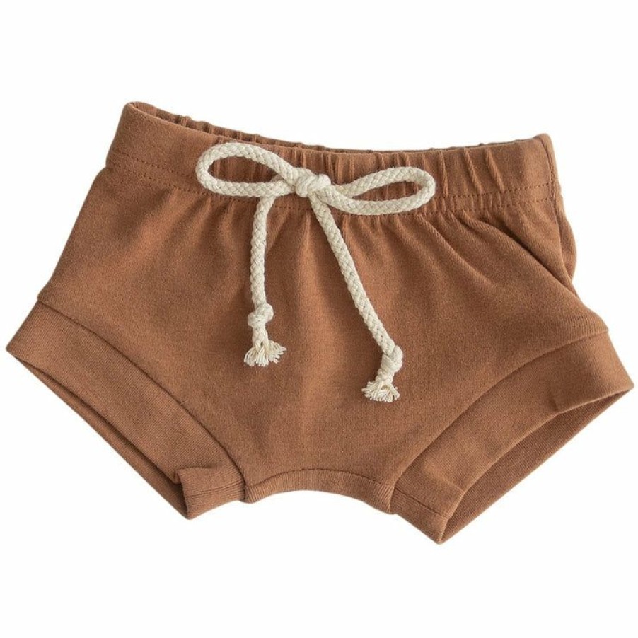 Clothing * | Mebie Baby Bottoms Honey Organic Cotton Shorts