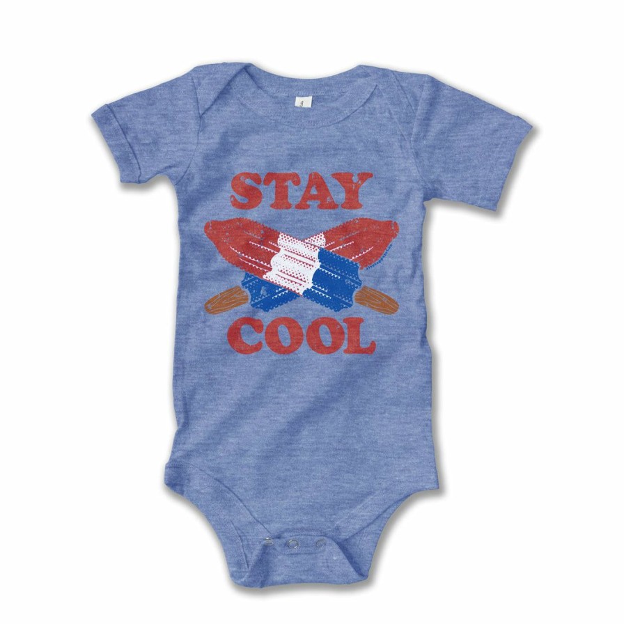 Clothing * | Rivet Apparel Stay Cool Onesie Bodysuits