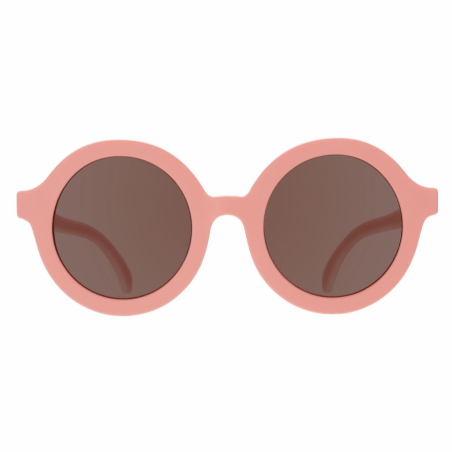 Headwear * | Babiators Headwear Peachy Keen Peach Pink Round Euro Sunglasses