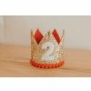 Party Time * | Cutest Little Party # 2 Gold Glitter + Red Pom Trim + White Glitter Crown