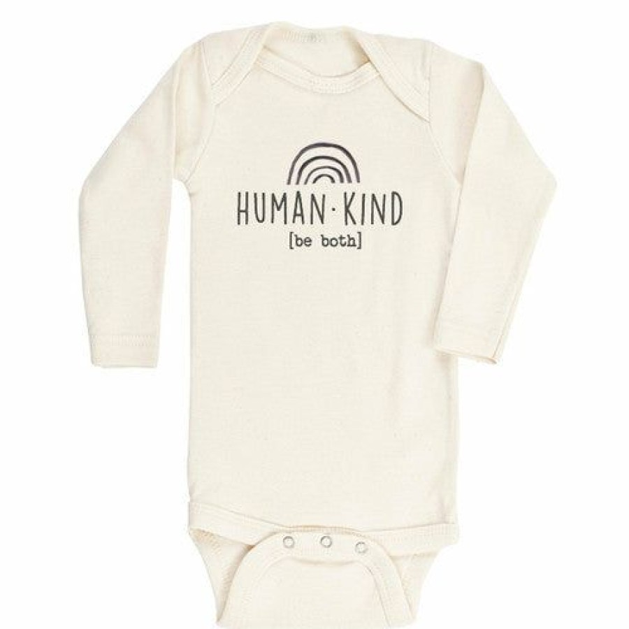 Clothing * | Tenth + Pine Human Kind Natural Organic Long Sleeve Onesie