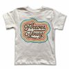 Clothing * | Rivet Apparel Forever Young Vintage Tee Graphic Tees