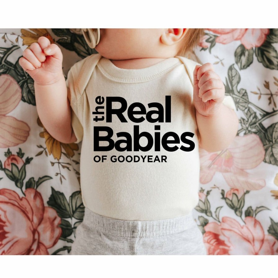 Clothing * | Love You A Latte Shop Real Babies Of Dallas Natural Onesie