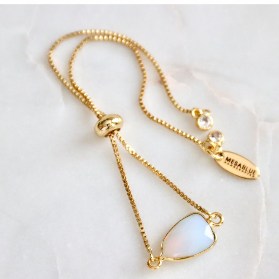 Women * | Mesa Blue Opalite Adjustable Bracelet