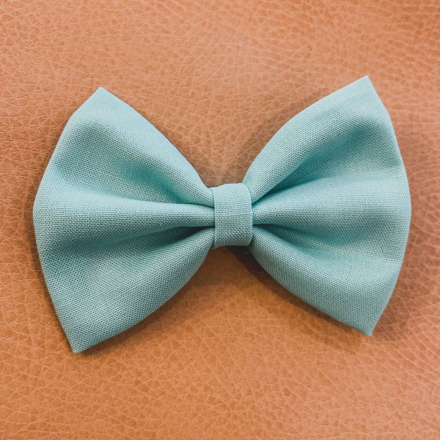 Headwear * | Bows For Show Aqua Blue Hair Bow Clip Headwear