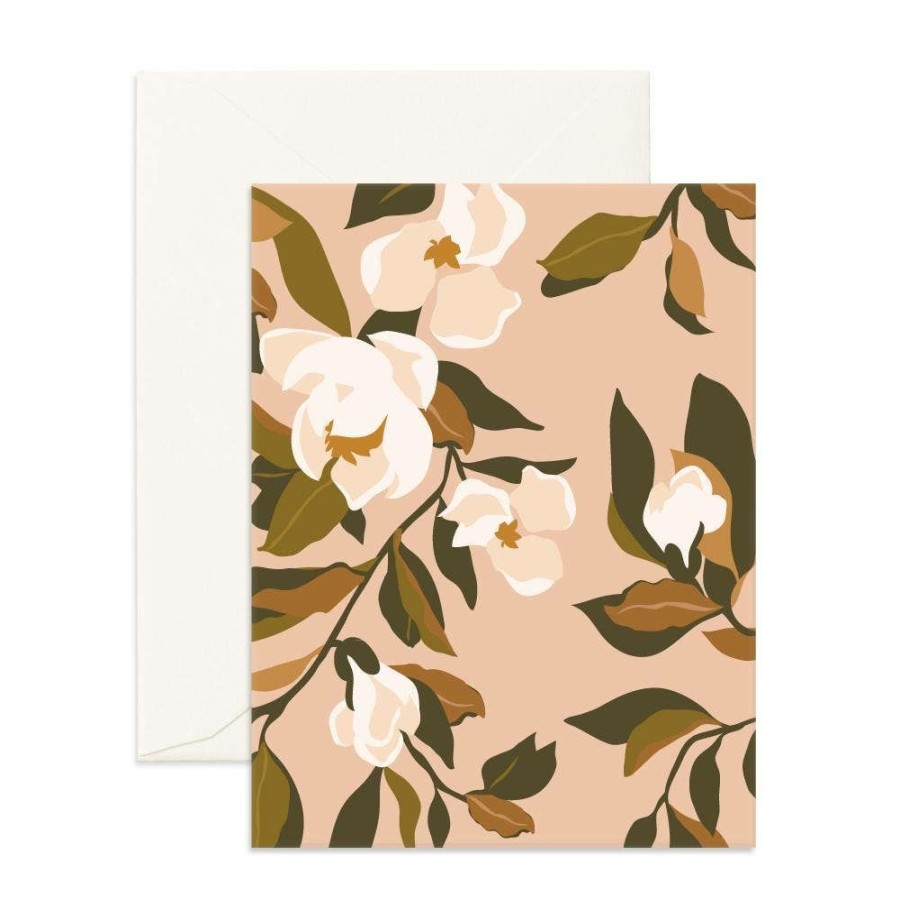 Party Time * | Fox + Fallow Southern Magnolias Greeting Card