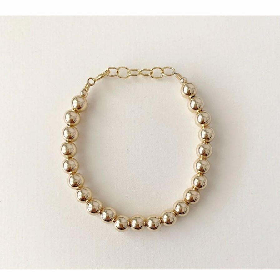 Women * | Little Lunds Co Jewelry 5Mm Gold Filled Bracelet