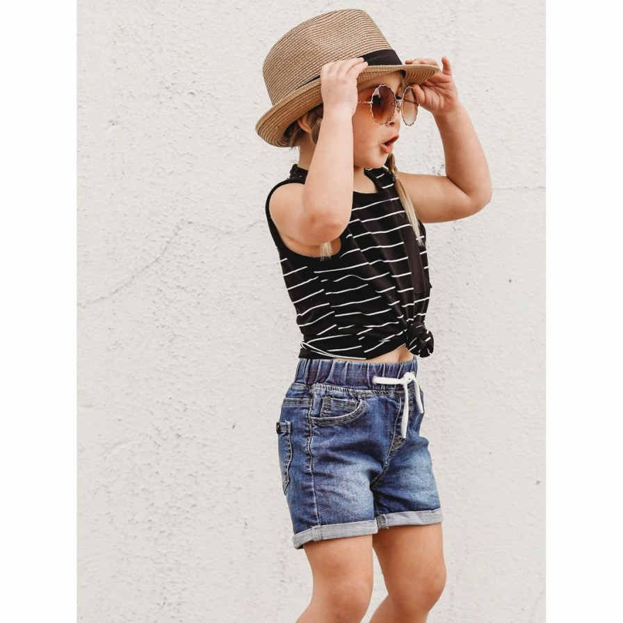 Clothing * | Little Bipsy Classic Denim Shorts Bottoms