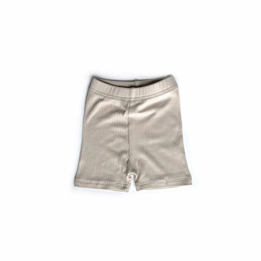 Clothing * | Little Bipsy Shell Ribbed Biker Shorts