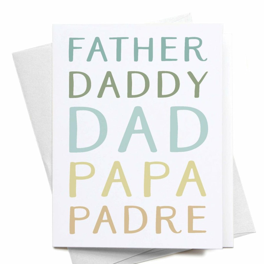 Party Time * | Onderkast Party Time Father Daddy Dad Papa Padre Greeting Card