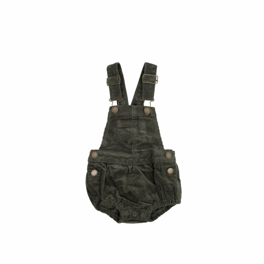 Clothing * | Jamie Kay Deep Pine Eli Cord Overalls