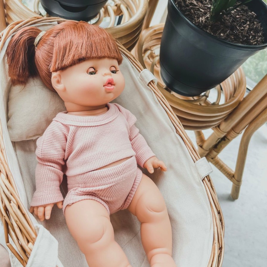 Dolls + Plushies * | Dolls + Plushies Gabrielle Baby Girl Sleepy Eyes Minikane Doll