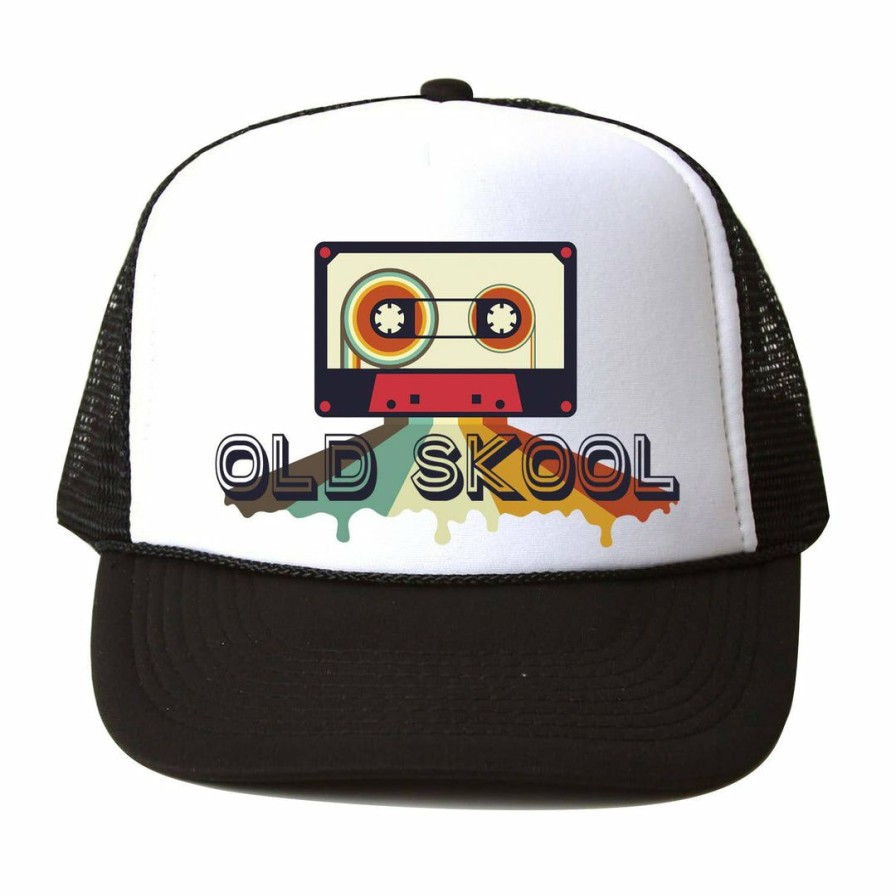 Headwear * | Bubu Old Skool Casette Trucker Hat Headwear