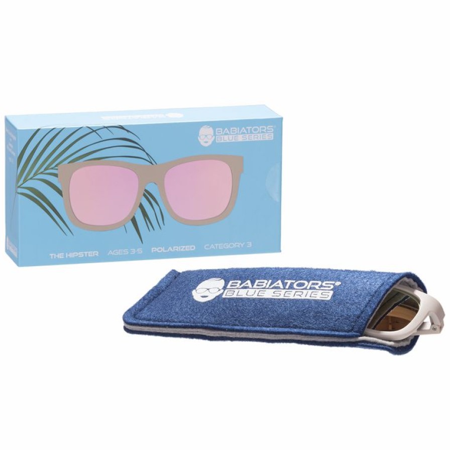 Headwear * | Babiators Hipster Taupe Polarized Sunglasses