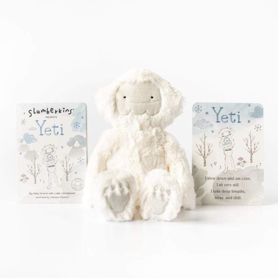 Dolls + Plushies * | Slumberkins Alpine Yeti Kin Mindfulness Collection Books + Puzzles