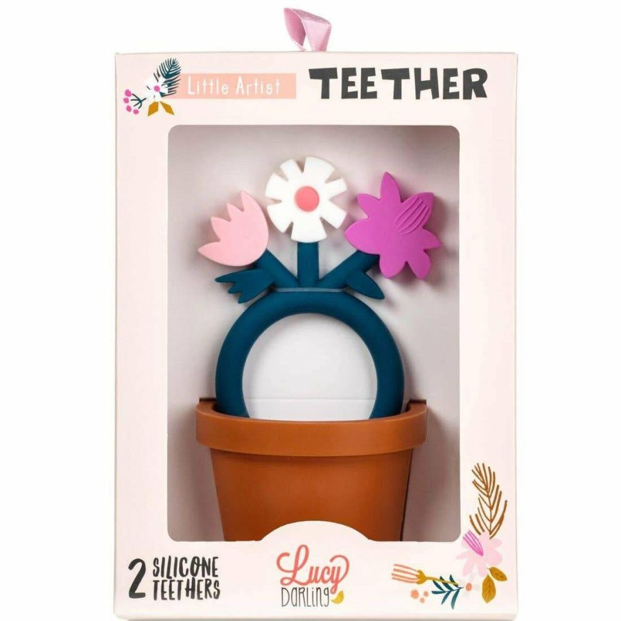 Toys * | Lucy Darling Toys Little Artist Teether Toy