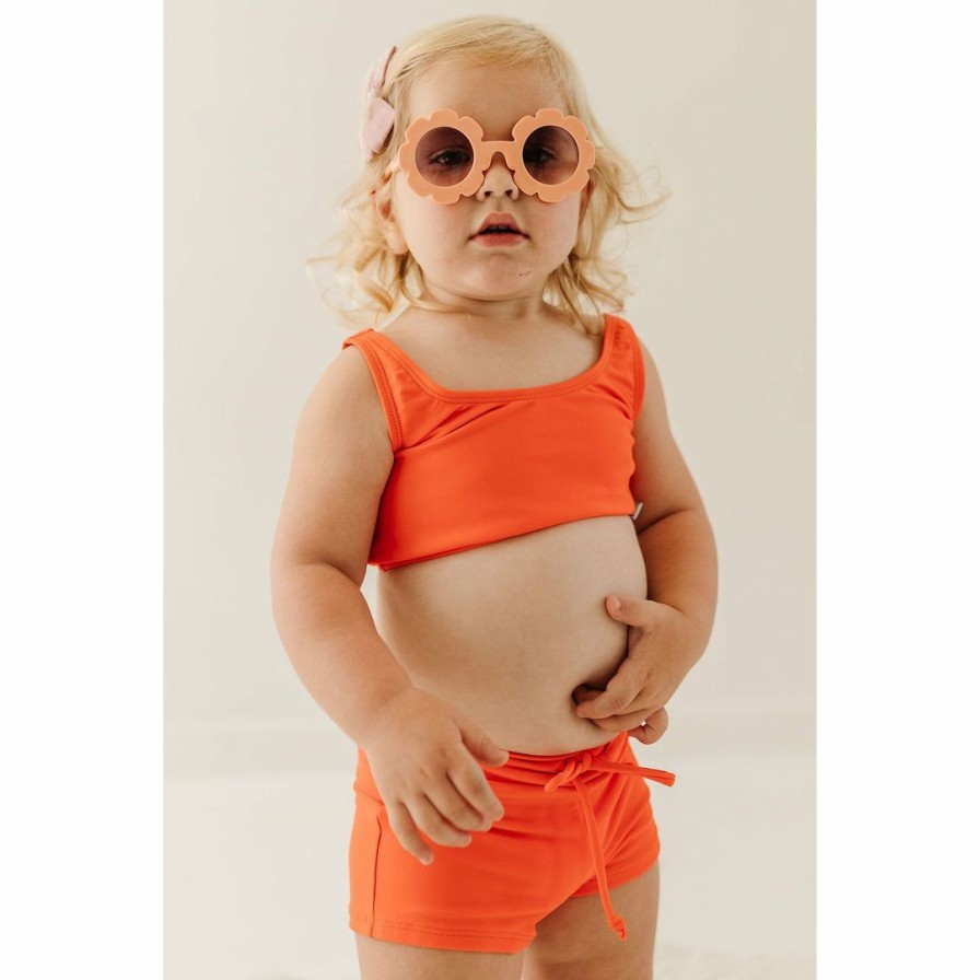 Clothing * | Joss + J Salty Orange Swim Shorts