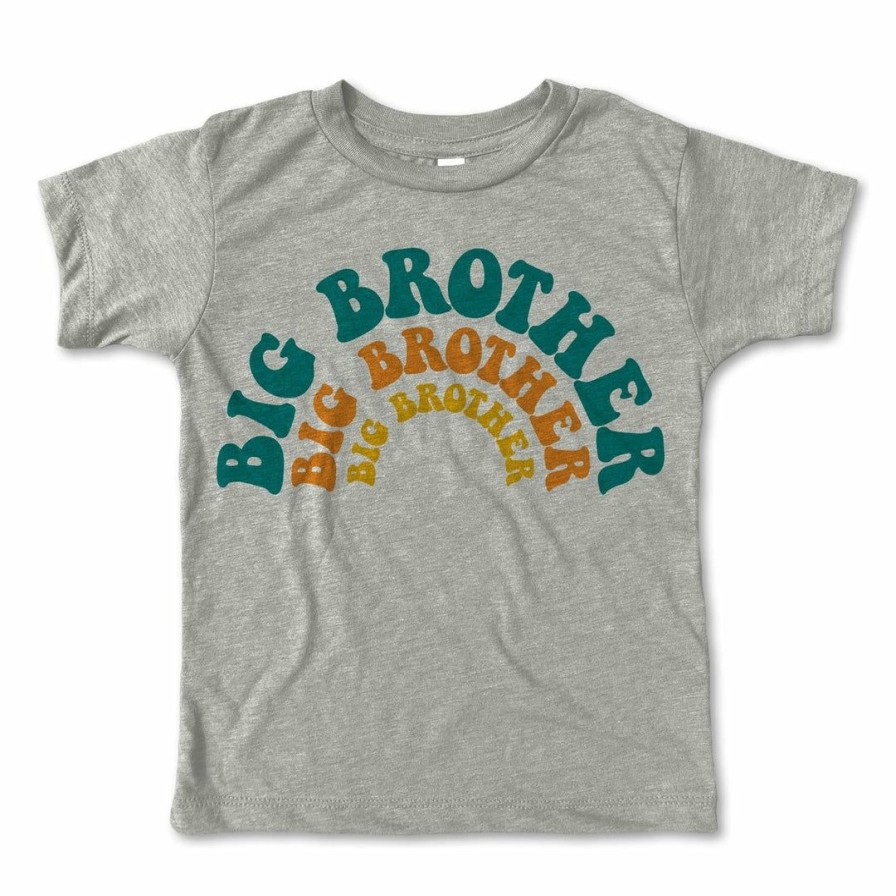 Clothing * | Rivet Apparel Graphic Tees Big Brother Heather Stone Vintage Tee