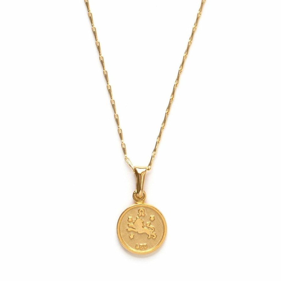 Women * | Amano Studio Tiny Zodiac Leo Gold Necklace