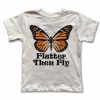 Clothing * | Rivet Apparel Flutter Then Fly Vintage Tee Graphic Tees