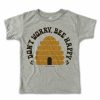 Clothing * | Rivet Apparel Bee Happy Heather Vintage Tee