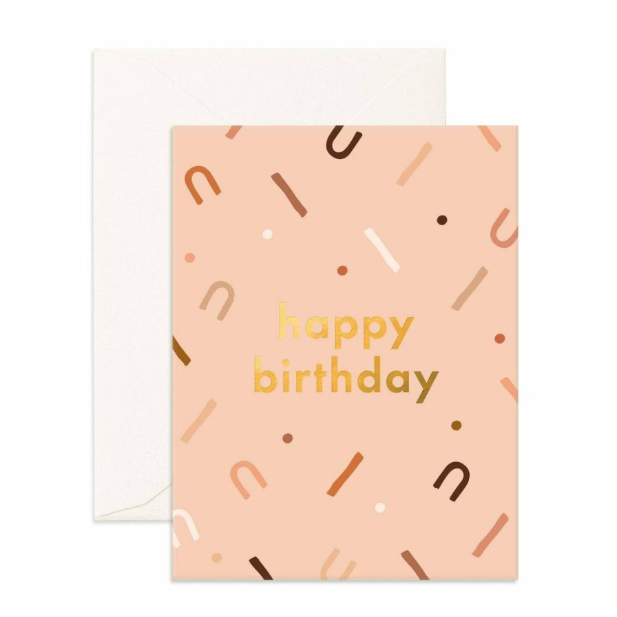 Party Time * | Fox + Fallow Birthday Frappe Greeting Card