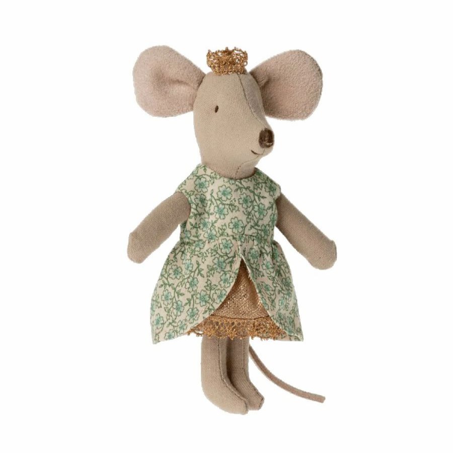 Dolls + Plushies * | Maileg Little Sister Mouse In A Matchbox Toy