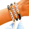 Women * | J+J Bracelets Mama Black Bracelet