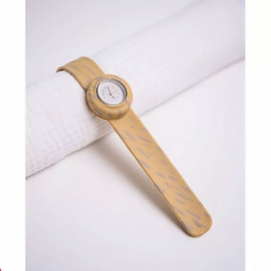 Jewelry * | Minikane Taupe Toddler Slap Watch